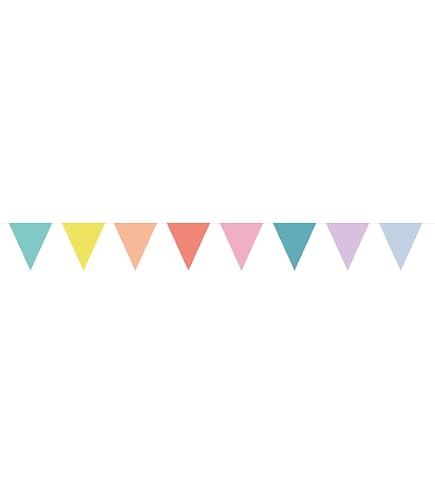 Bandierine Colorate Per Feste - 6 Pezzi Da 2,5m, Decorazioni Esterne Compleanno Matrimonio