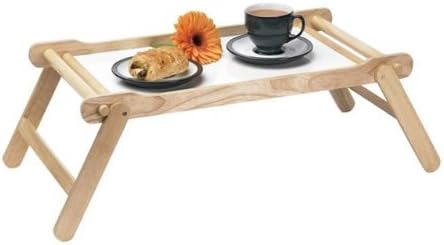 Wooden Folding Fold Up Portable Breakfast In Bed Tray