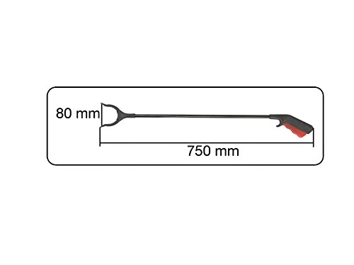 5 Stück Abfallzange 750 mm lang Kunststoff - 2