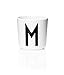 Produktbild Design Letters - Melamin Becher - Buchstabe: M - Multifunktionsbecher - Arne Jacobsen