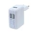 Produktbild SANY PRODUCTS Ladeadapter 2 Ports 2.1A / 1A für iPhone 6 / 6S u.7 5S / 5 / 4S, iPad Air,iPad Mini,Galaxy S5 / S4 / S3, Note3/4
