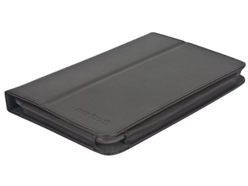 Navitech braunes 7 Zoll bycast Leder flip Trage Case / Cover für das Medion Lifetab E7316 MD 98282 - 6