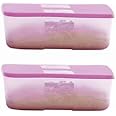 Tupperware Freezermate- 1.5 L Plastic Fridge Container (Pack Of 2, Pink), Blue-Green