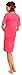 Zeta Ville - Women's Maternity Cotton Bee Print Nursing Nightdress - 370c (Fuchsia, 10)