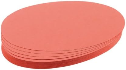 Franken UMZ 1119 04 Prompt Cards Oval 11 x 19 cm 130 gsm Pack of 500 Yellow 500 Stück weiß