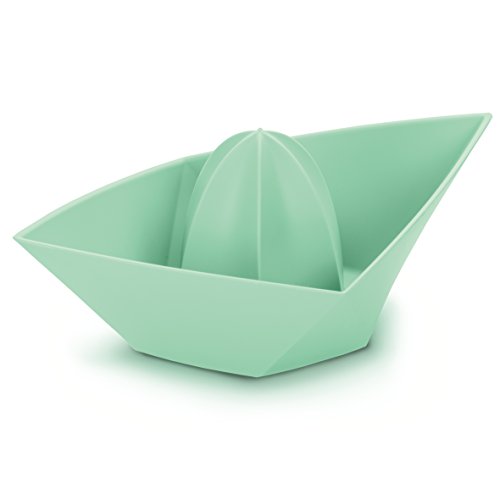 koziol Orangenpresse Ahoi XL, Kunststoff, solid mint, 13.6 x 22.5 x 9 cm