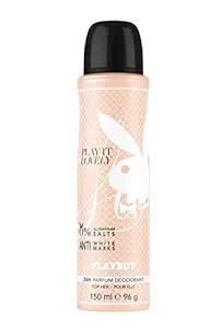 Playboy Play It Lovely Women Deodorant Spray, 150 ml