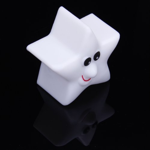 SODIAL(R) Cute Star-Shape Color Changing LED Lamp Decoration Night Light