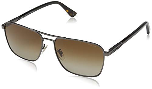 Preisvergleich Produktbild Police Sunglasses Herren WESTWING 3 Sonnenbrille, Grau (Shiny Gun Metal / Brown)