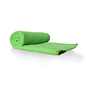 Wavex Large Size Microfiber Towel 40x80 cm | 350gsm | Car Washing Cloth | Green