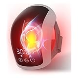 Knee Massager,knee Support Powerful Red Light Therapy(630/660/880nm),infrared Light Heat Therapy Knee Massager Joint Pain Relief,stretched Ligament/muscles Injuries,swelling,stiffness,meniscus Tear