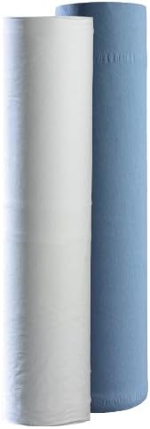 Progena 20" Wiper Rolls, Blue, Each, 2-ply 40m Roll of Paper, Couch Roll, Protect Couch, Treatment Table, Massage Table, & More Clinical Equipment, High Quality, Has Perforations for Easy Tearing