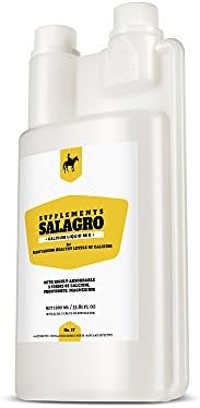Calcium Liquid Mix, Supplement for Horses and Ponies, 1000 ml - 33.81 fl oz, Supplemental Food for Performance, Regeneration, Nutritional Balancer and Relief Additive, Composition of 2 Forms of Calcium, Phosphorus, Magnesium and Glycerin