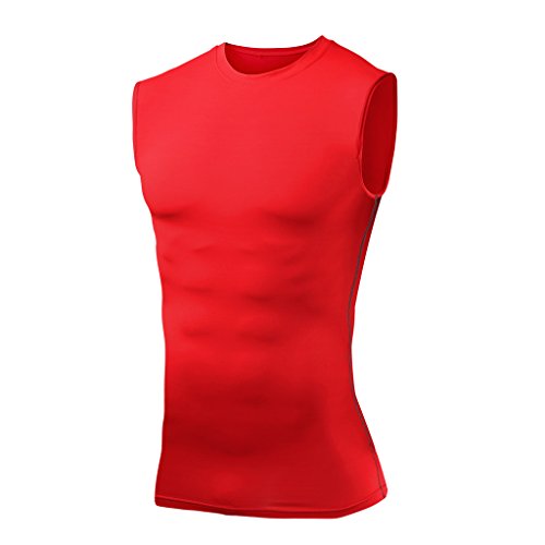 Mens Kids PowerLayer Compression Base Layer/Baselayer Top Sleeveless Vest Thermal Under Shirt