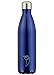 Produktbild Chilly‘s Bottles doppelwandige, Vakuum isolierte, wiederverwendbare Wasserflasche aus Edelstahl, unisex, Double Walled, blau