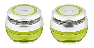 Auto Pearl Airpro Luxury Sphere Gel Air Freshener- Lush Retreat Fragrance for Car, Desk, Office, Cabin, Home, Room Air Freshener Perfume Fragrance - 1 Pair (Set of 2 Pcs)