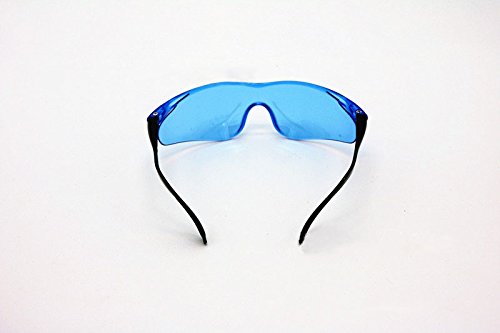 Yalulu 2Pcs Kids Children's Blue Resilient Shatterproof Outdoor Game Protective Goggles Safety Glasses Eyewear for Nerf N-Strike Elite Gun Toy Gun Game Eye Protection