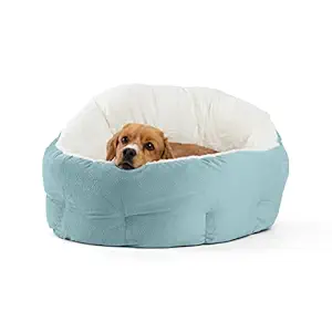 Best Friends by Sheri OrthoComfort Jumbo/Large Deep Dish Cuddler - Self-Warming Cat and Dog Bed Cushion for Joint-Relief and Improved Sleep, Tidepool, Ilan
