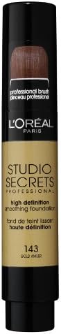 L'Oreal Paris Studio Secrets High Definition Smoothing Foundation 143 Gold Amber 17 ml