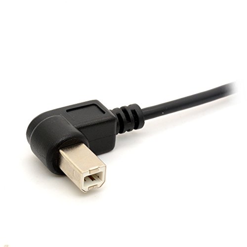 1.5M Druckerkabel USB 2.0 A Stecker rechtwinklig Zündkabel 480 Mbps High Speed-Kabel-Adapter Scanner Verlängerungskabel nach B (LEFT) - 2
