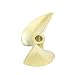 Produktbild RC Boot Schiff 2 Klingen Kupfer Legierung CW Propeller Prop 44 mm 3,6 cm 4414