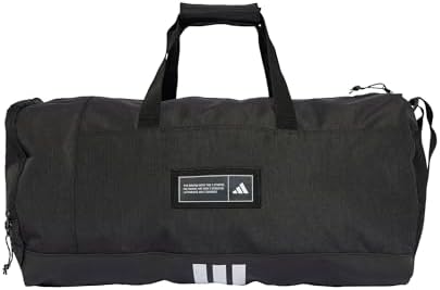 adidas Mixte 4ATHLTS DUFFEL BAG MEDIUM, black/white, One size