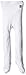 Pippi Unisex Baby Leggings with Foot Trouser, White, 3 Months (Manufacturer Size:60)