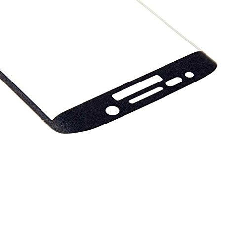Xiaoximi Samsung Galaxy S6 EDGE Gehärtetem Glas Displayschutzfolie Kristallklare Schutzglas Transparent Tempered Glass Screen Protector Anti Kratzer Anti Fingerabdruck Schutzfolie mit 9H Härtegrad für Samsung Galaxy S6 EDGE – Schwarz - 4