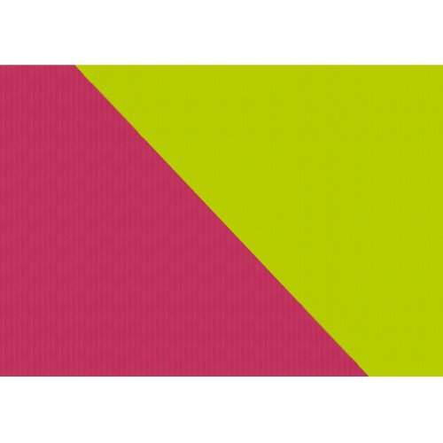 Susy Card 11274602 Packpapier, beidseitig bedruck, 2 m, pink/grün