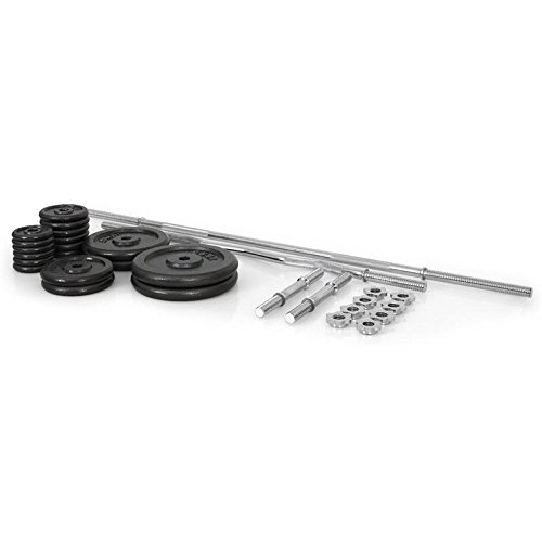 Klarfit HB3BC Hantelbank Langhantel Training Multifunktionale Trainingsbank (verschiedene Varianten: einzeln, optional mit Hantel-set oder optional einzelne Hanteln, mit Arm- und Beincurler, Butterfly liegend, höhenverstellbare gepolsterte Rückenlehne) schwarz oder weiß - 5