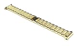 Uhrenband Uhrenarmband Strass-Uhr aus massivem Stahlgürtel Unisex Intelligenter und schöner Auftritt 175 * 22 mm (Gold Ⅰ)