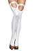 Produktbild wei¤e Wetlook StrÙmpfe ST08 S/M