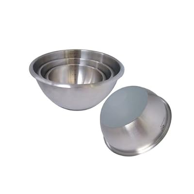 De Buyer 3373.24 Bassine 'Cul de Poule' 1/2 Sphérique - Diamètre 24 cm