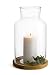 Produktbild Sagaform Geschenkset Oak Windlicht, Glas, Transparent, 13 x 13 x 21.5 cm