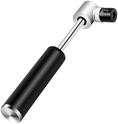 Cyber Cart Mini Bike Pump With Bicycle Frame Mount - Fits Presta &amp; Schrader (100 PSI)