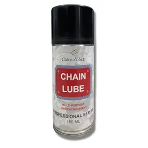 Color Zebra Chain Lube Spray for Bike and Cycle | Multipurpose Lubricating Spray | Pack 150 ML | Spray Lubricant for Bike Cycles Machinery and Other Moving Parts and Machinery