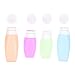 FAMILIFE Travel Bottle Set of 4, TSA Approved, BPA Free, Leak Proof, Food Grade Silicone