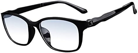 Reading Glasses | Advanced Anti Blue Light Filter | TR90 Bendable Tough Lightweight Design | Suitable for Computer, TV, Tablet, Phone | AcornPlum. Black (+1.0)