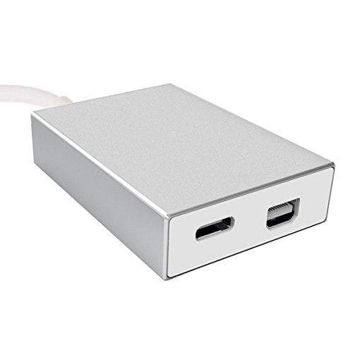 chenyang usb-c USB 3.1 Typ C auf Mini DisplayPort DP & USB OTG & usb-c Buchse Ladegerät Adapter für Laptop und MacBook - 3