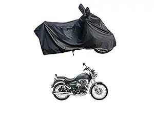 RiderShine 100% Waterproof - UV Protection - Bike Body Cover for Thunderbird 350 - Black