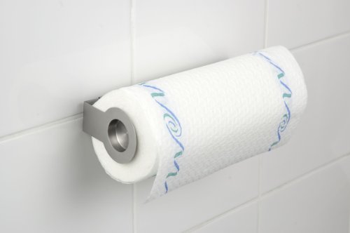 Wenko 2318100 Universal Küchenrollenhalter Cerri, Edelstahl rostfrei, 21-33 x 6 x 9 cm, Silber matt - 4