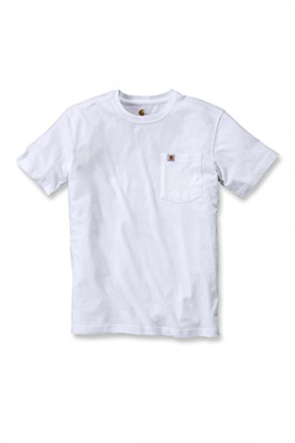 Carhartt 101125.100.S004 – Maddock-T-Shirt mit Tasche, Größe S, Weiß Carhartt 101125.100.S004 – Maddock-T-Shirt mit Tasche, Größe S, Weiß