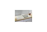Champán Blanco Silgranit Puradur II Blancometra XL 6 S champán fregadero - blanco Silgranit Puradur II Blancometra XL 6 S - 515746 - Elément para mueble de 60 cm - encastrable II - Color Champán