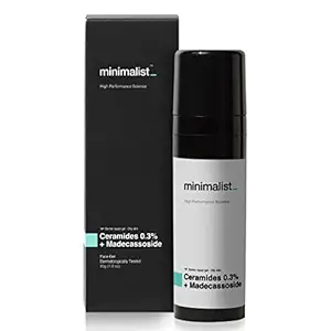 Minimalist 0.3% Ceramide Moistutizing Gel Cream For Barrier Repair | Oil-free Repairing Face Moisturizer For Oily skin