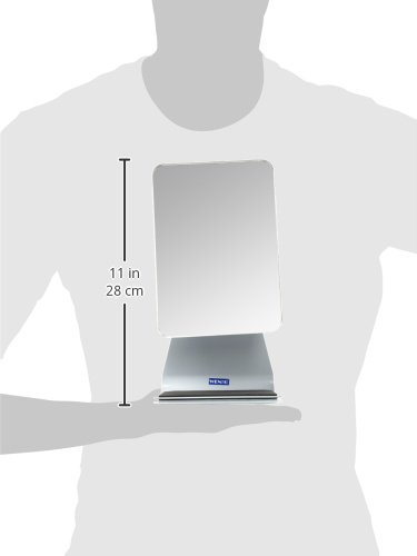 WENKO 20441100 Kosmetikspiegel Frisa White – Standspiegel, Stahl, 14 x 27.5 x 15 cm, Weiß - 7