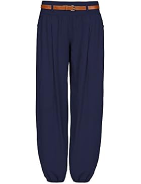 Damen Haremshose Pumphose Aladinhose Pluderhose ( No 326 )