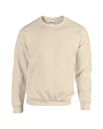 Gildan Heavy BlendTM - Sudadera con cuello redondo, para adulto blanco blanco crema Large