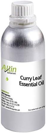 Allin Exporters Curry Leaf Essential Oil Undiluted & Pure Therapeutic Grade Ideal for Aromatherapy, Skin Damage & Hair Nourishment (100ml)