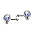 Motoway Blue Led Chrome Skull Bike Indicators Set Of 2 For Bajaj Pulsar 200 Ns Dts-I RS.499.00