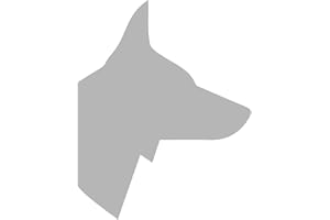 Wolfone 6m Light Grey Waterproof Long Recall Dog Lead with Anti-Slip Handle， Heavy Duty Robust Training Dog Lead for Outdoor Activities